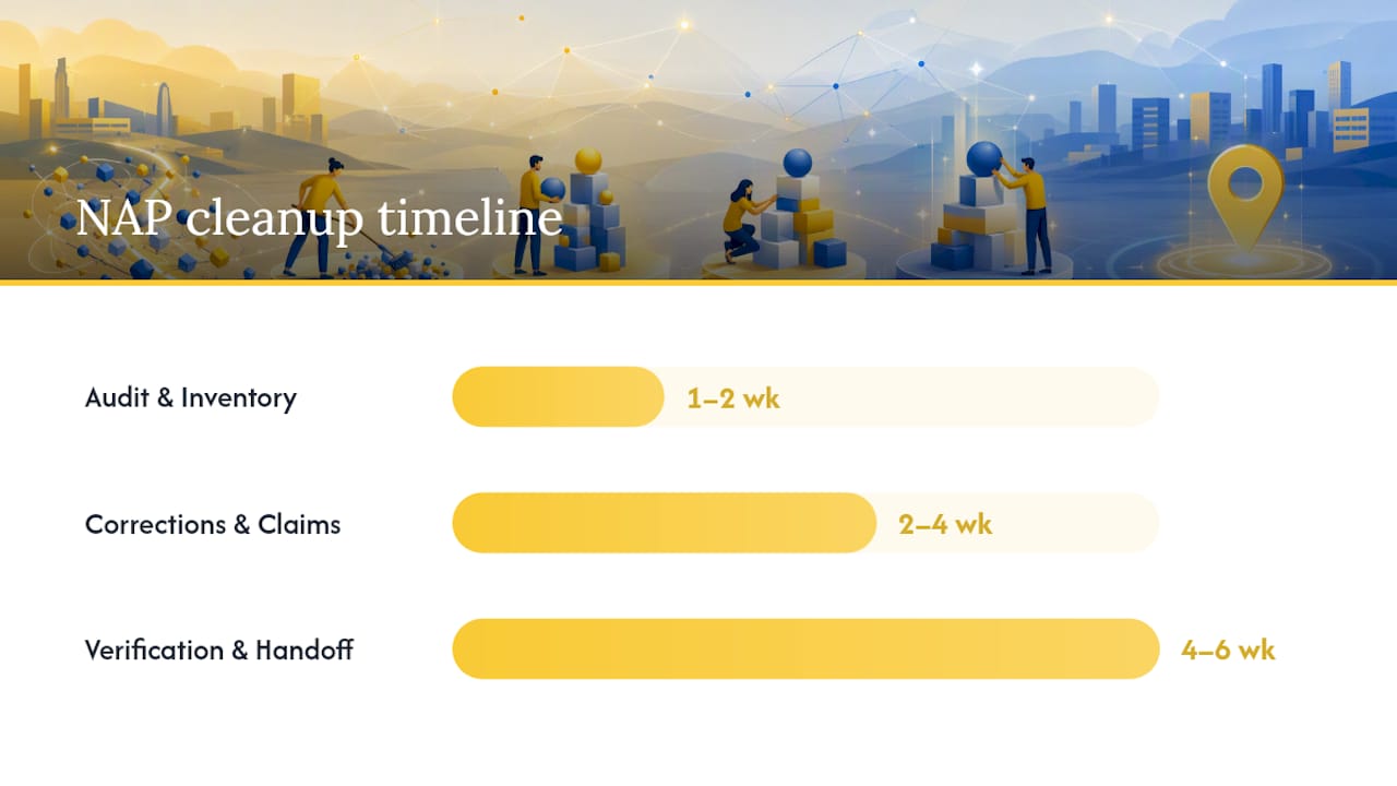 Envision Marketing Agency | NAP Consistency in Local SEO: Your 2026 Audit Guide What does a professional NAP cleanup actually look like? — overview diagram